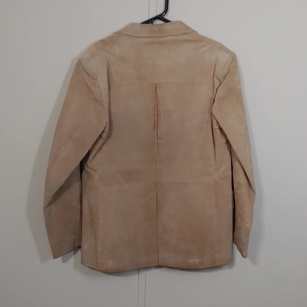 VTG McGregor Blazer Tan Suede Leather Coat Men's Size 42